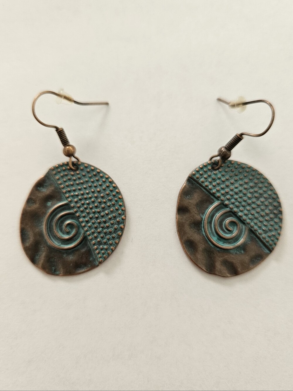 NWT Lightweight Drop Earrings Green Blue Brown Bohemian Feminine Artisan